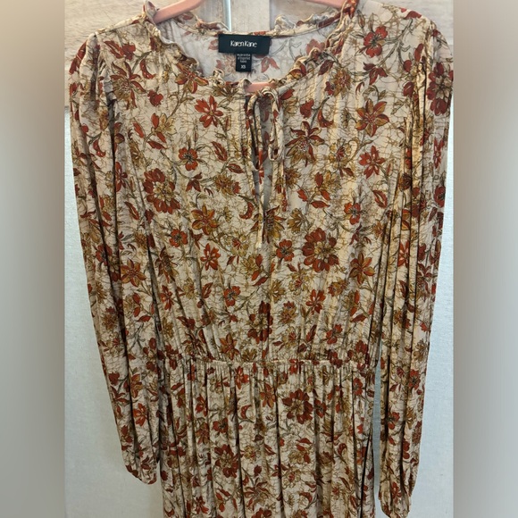 Karen Kane 100% Viscose Midi Boho Dress - Picture 13 of 13